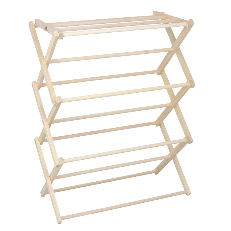 Pennsylvania Woodworks Premium American Maple Clothes Drying Rack -  Handcrafted in Pennsylvania - Solid Wood Construction, Collapsible,  Eco-Friendly