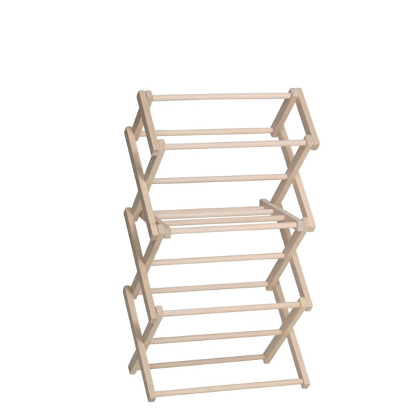 Small Wooden Clothes Drying Rack by Benson Wood Products