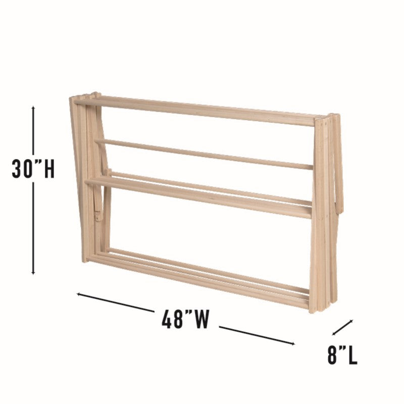 Pennsylvania Woodworks Premium American Maple Clothes Drying Rack -  Handcrafted in Pennsylvania - Solid Wood Construction, Collapsible,  Eco-Friendly